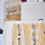 Vanilla cake with 5 layers